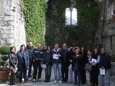 I giovani di Borghimark visitano il Castello di Torre Cajetani, assieme al Sindaco.  